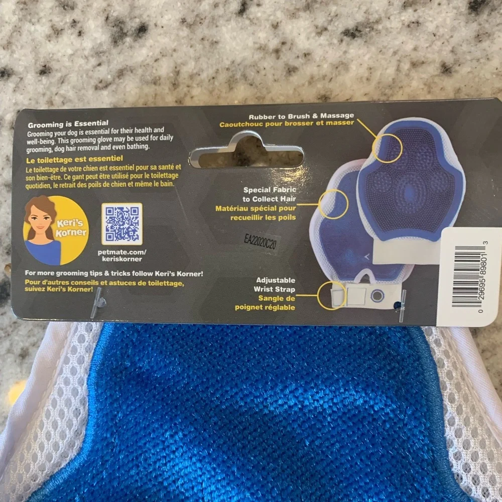 JW 3-In-1 Dog Grooming Glove